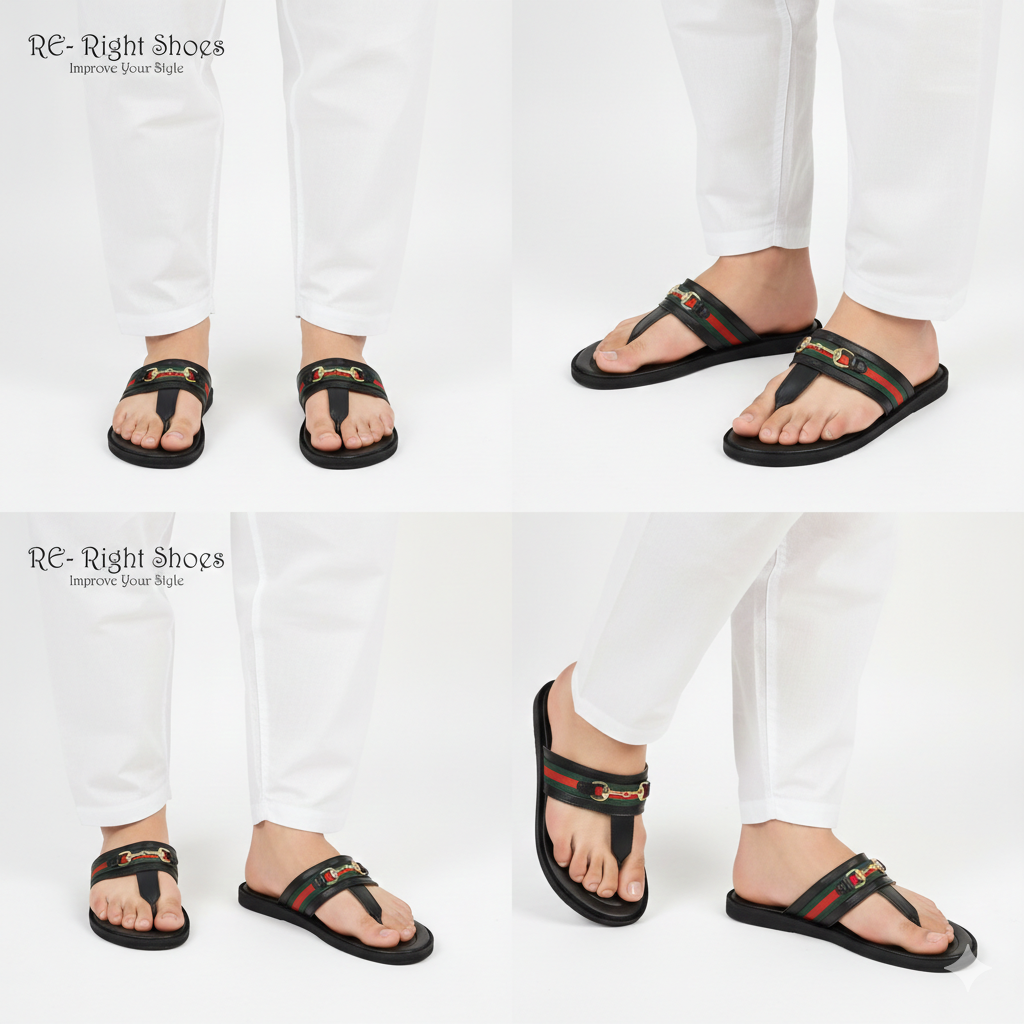 Men's PREMIUM LEATHER HANDMADE SLIPPERS - Image 5