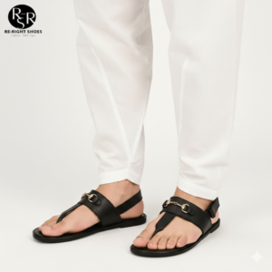 Men's Black soft sandal